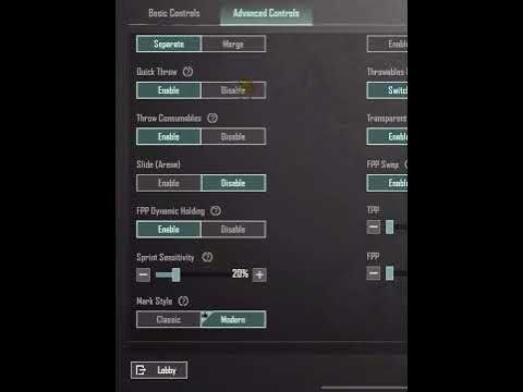 pubg control codes player discussion PUBG Mobile hip-fire focused control layout screenshot