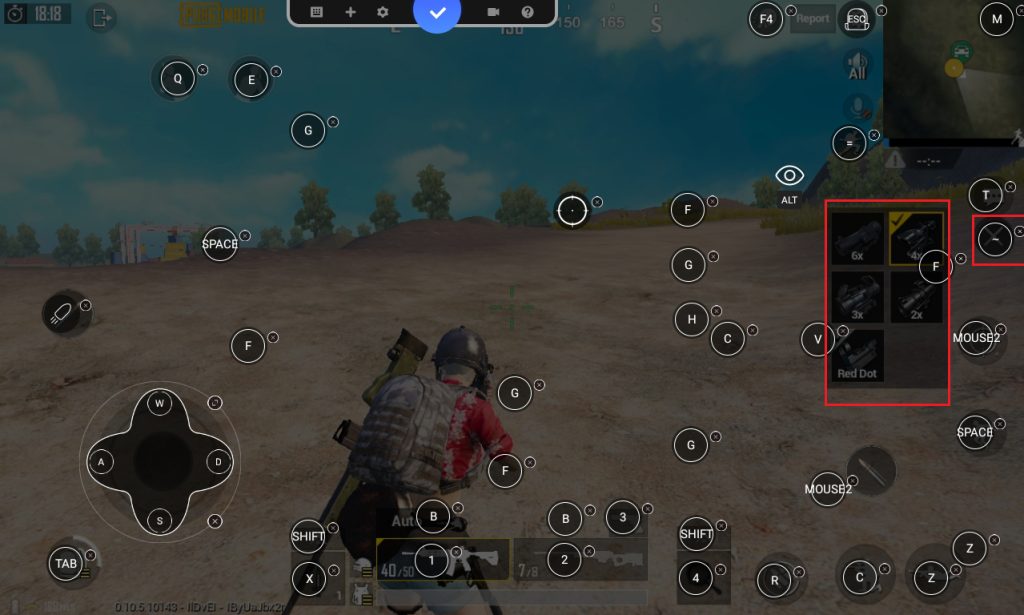 pubg control codes player discussion PUBG Mobile quick scope control layout sniper