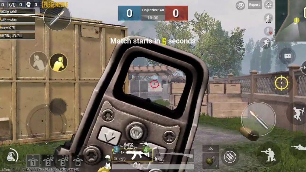 pubg control codes pro tutorial PUBG Mobile TDM mode custom controls screenshot