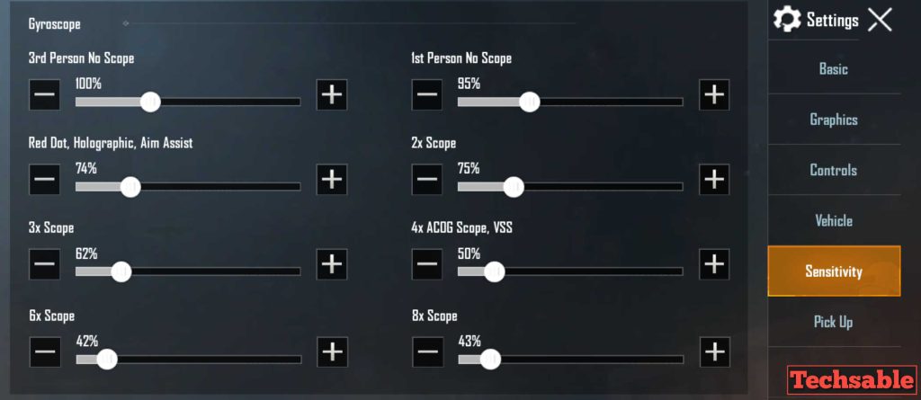 pubg control codes reddit PUBG Mobile gyroscope sensitivity settings Reddit