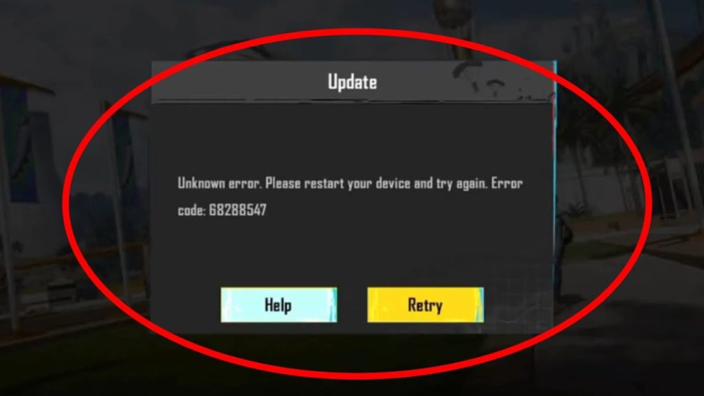 pubg control codes reset problem PUBG Mobile control settings reset on phone screen with error message