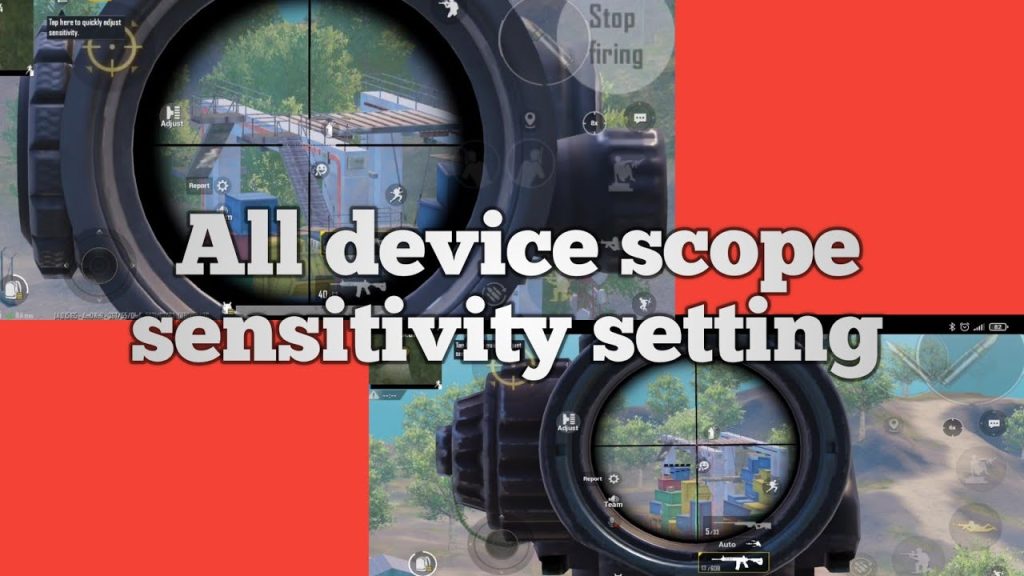 pubg control codes sensitivity tutorial PUBG mobile scope sensitivity sliders screenshot