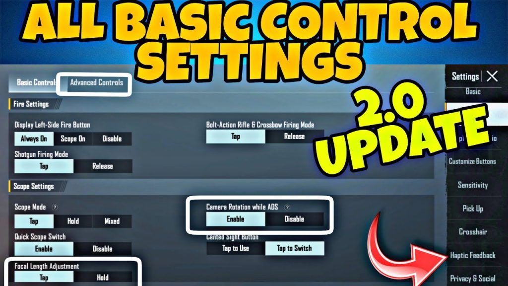 pubg control codes setup guide PUBG Mobile training mode layout testing