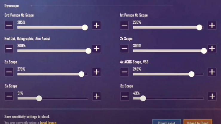 pubg control codes with gyro sensitivity PUBG Mobile close combat gyro toggle setting