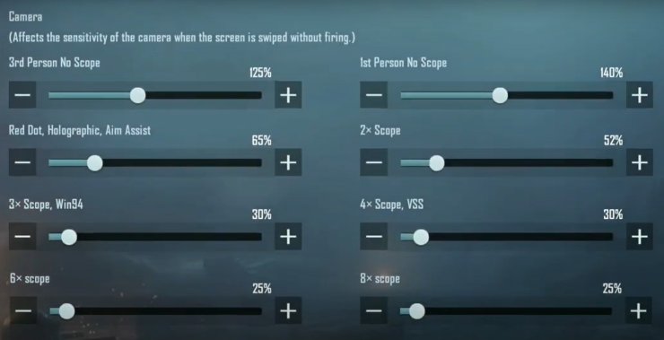 pubg mobile 2 finger layout code PUBG Mobile 2 finger layout settings screenshot