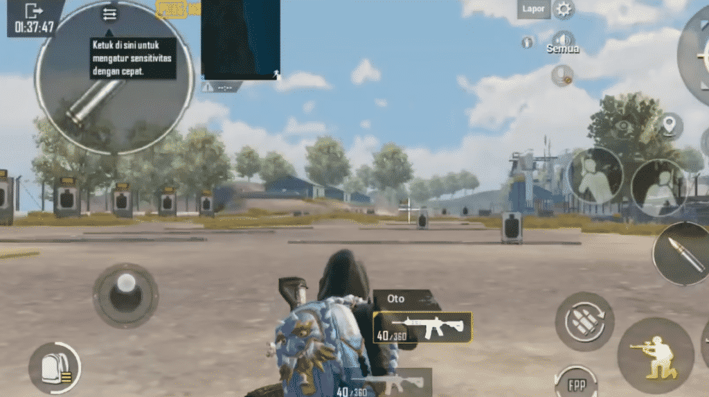 pubg mobile 2 finger layout code PUBG Mobile jump shoot layout screenshot