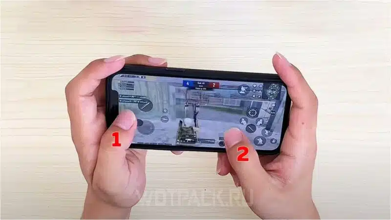pubg mobile 2 finger layout code PUBG Mobile quick scope layout screenshot