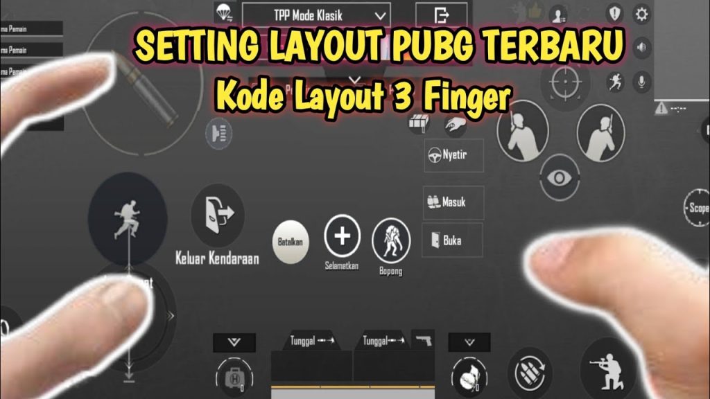 pubg mobile 3 finger layout code PUBG Mobile 3-finger hip fire layout code