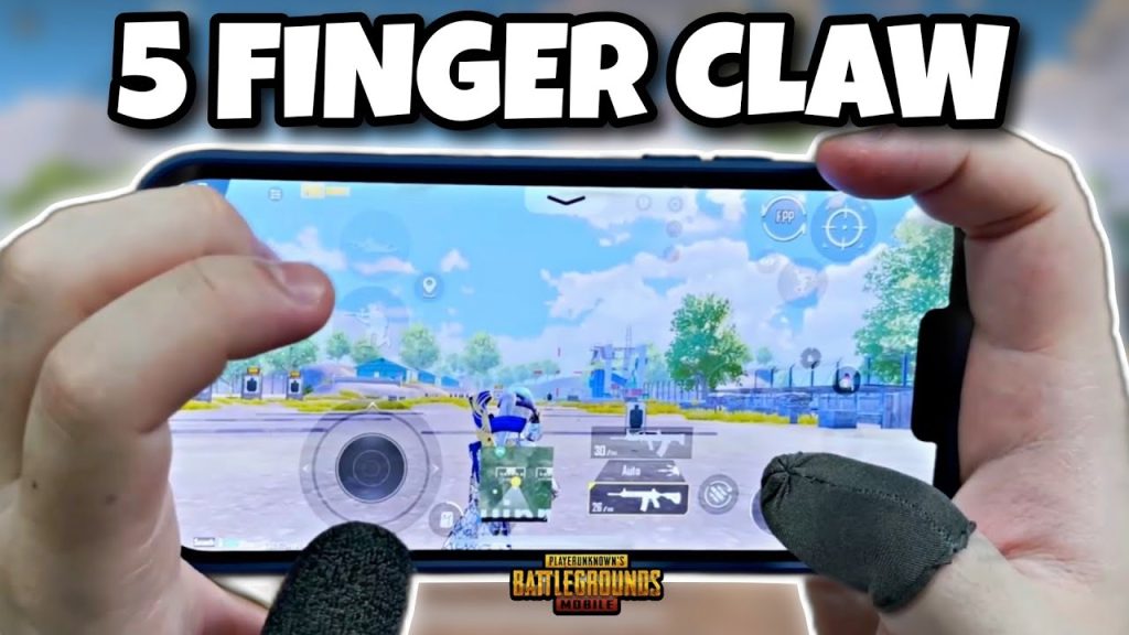 pubg mobile 5 finger control code PUBG Mobile ADS scope button placement claw layout