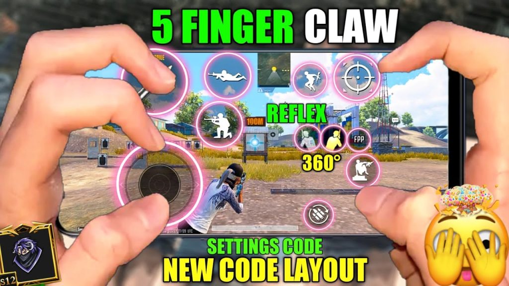 pubg mobile claw layout code PUBG Mobile minimal claw layout screenshot