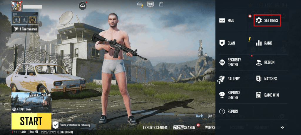 pubg mobile control codes account sync issue PUBG Mobile share control code button screenshot