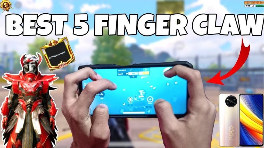 pubg mobile control codes current season PUBG Mobile 5 finger claw control layout screenshot current season