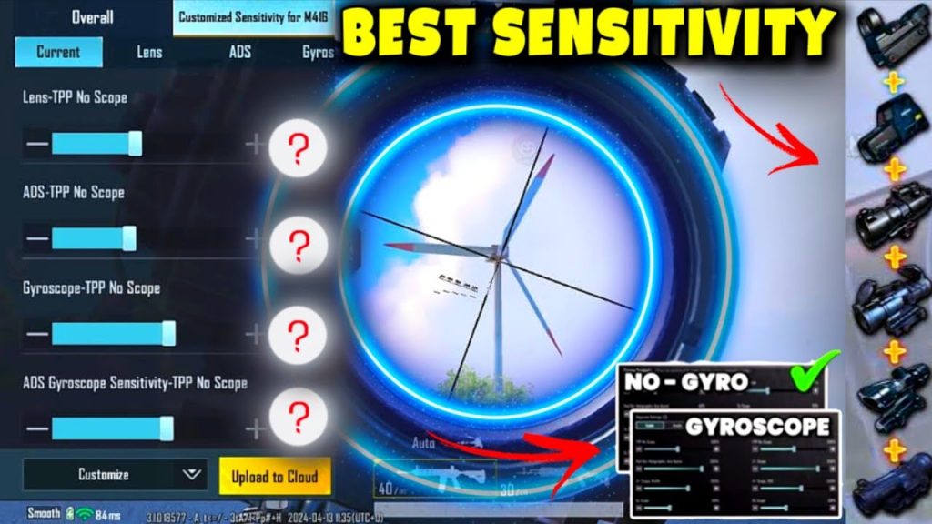 pubg mobile control codes expired PUBG mobile gyroscope sensitivity code expired
