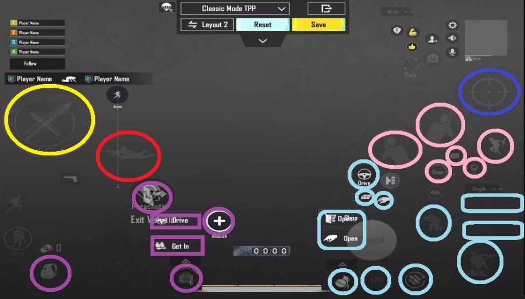 pubg mobile control codes iPad PUBG Mobile control layout on large screen