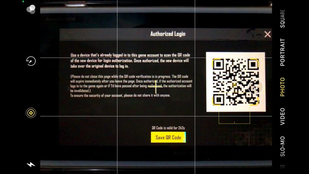 pubg mobile control codes layout missing PUBG Mobile account login screen