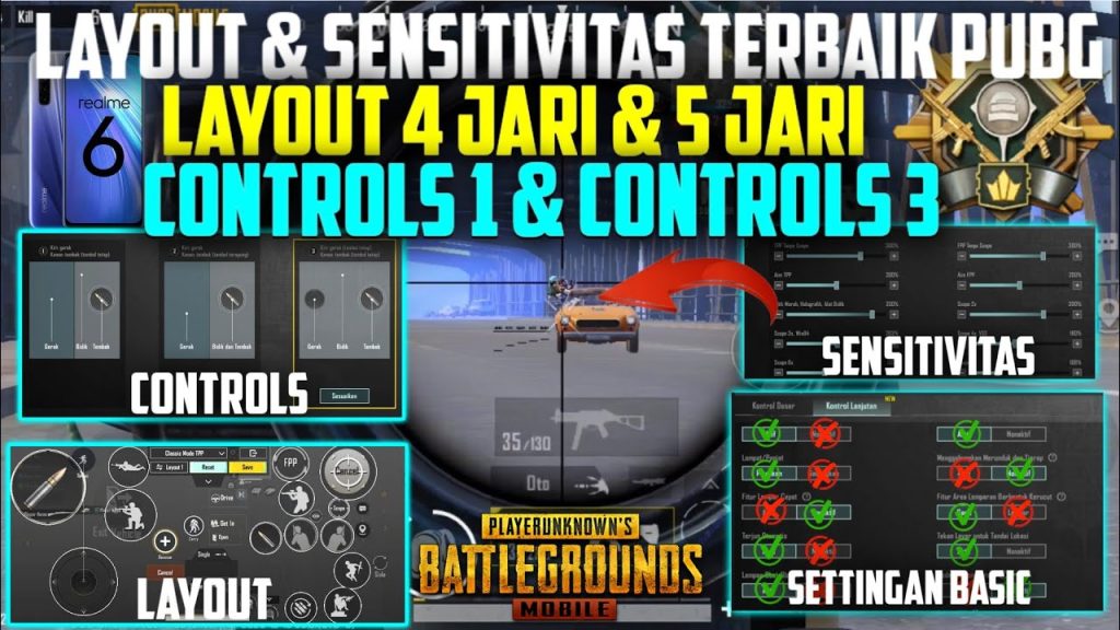 pubg mobile control codes list PUBG Mobile DMR control layout Mini14