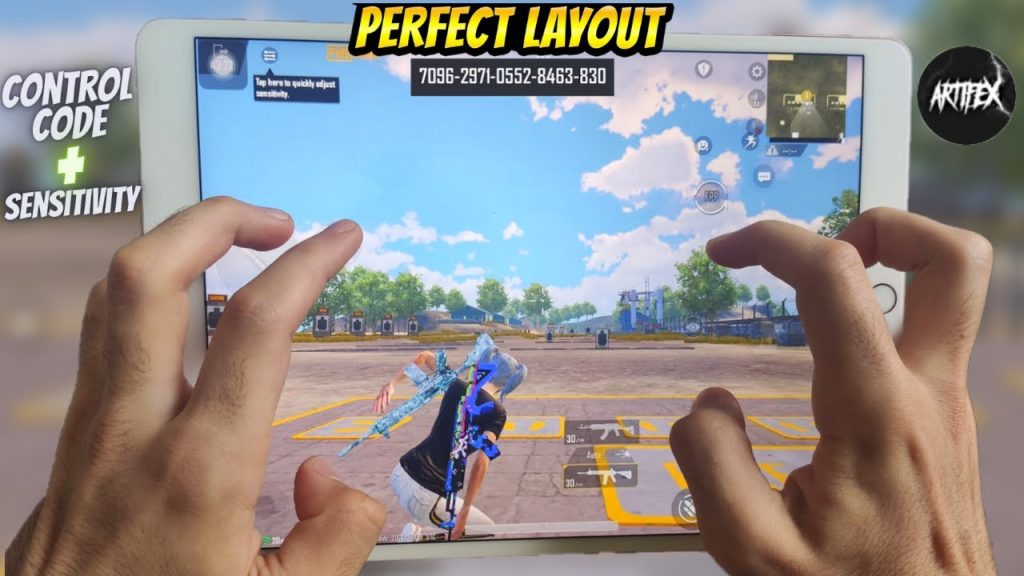 pubg mobile control codes new season PUBG Mobile iPad control layout big screen gaming