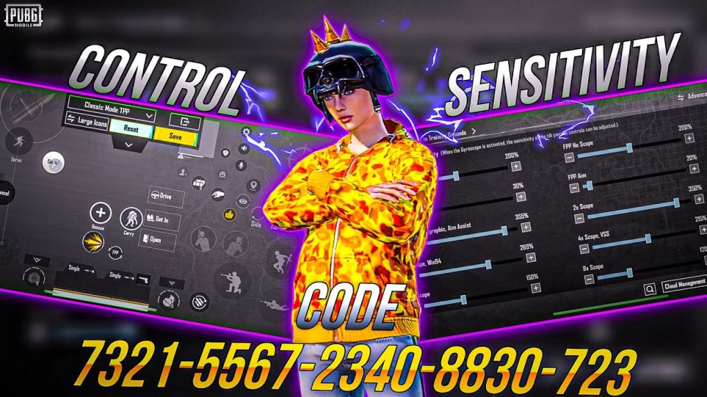 pubg mobile control codes new season PUBG Mobile new season control layout codes