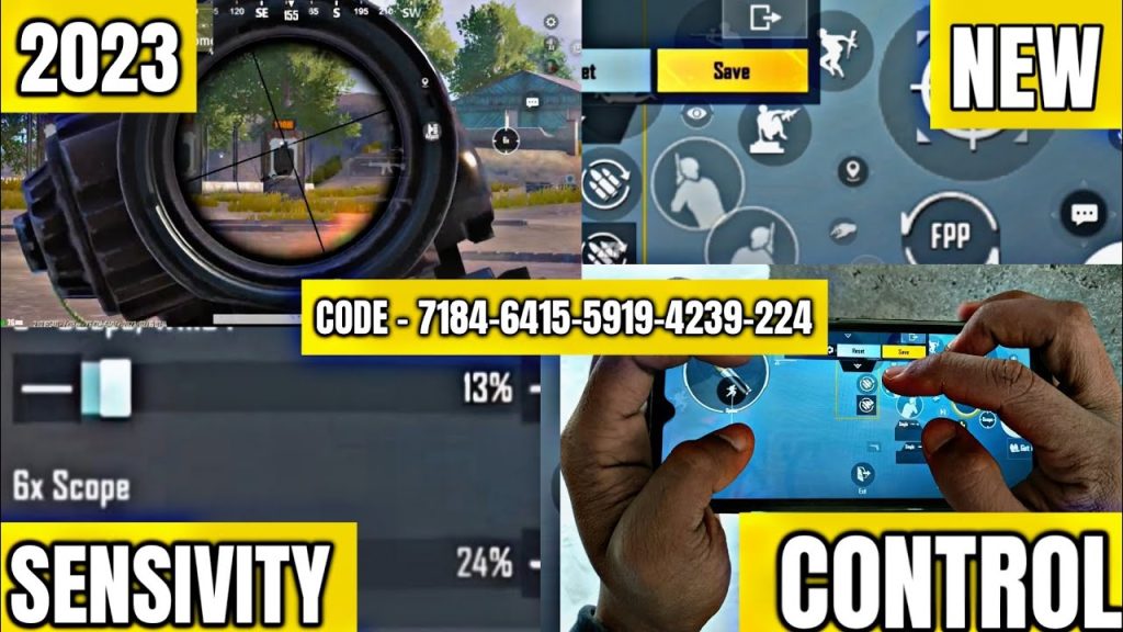 pubg mobile control codes new season PUBG Mobile one tap peek fire control layout cover