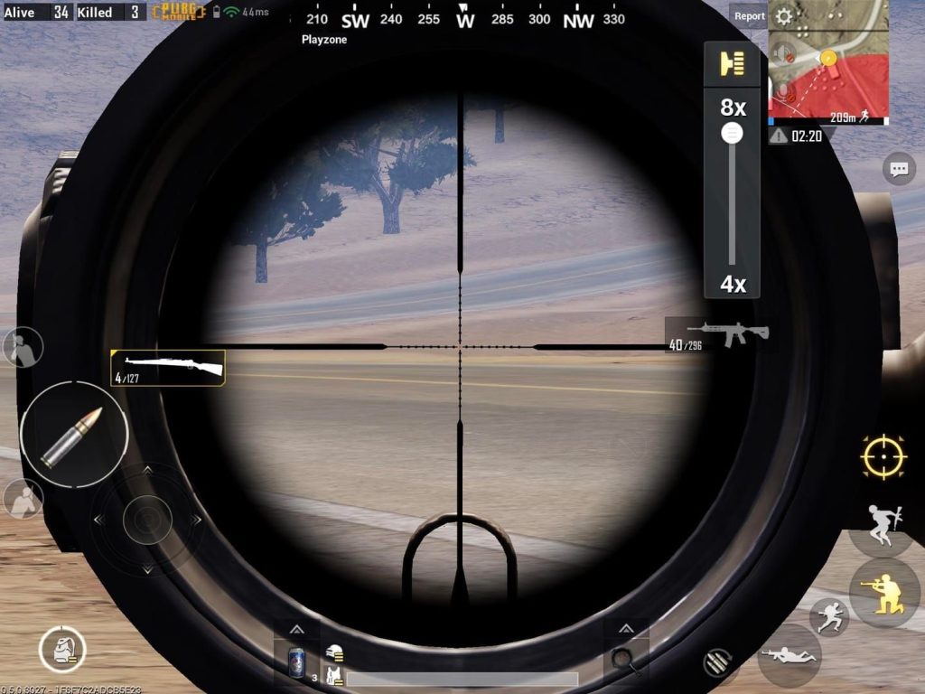 pubg mobile control codes thailand PUBG Mobile sniper rifle scope control layout screenshot