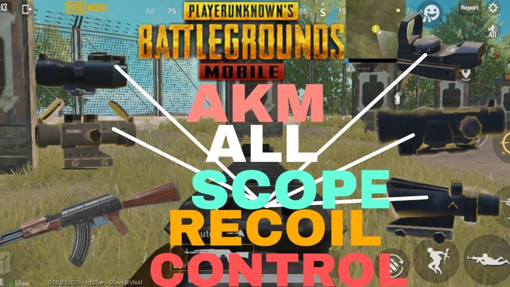 pubg mobile control codes with layout settings PUBG Mobile AKM spray control code layout screenshot