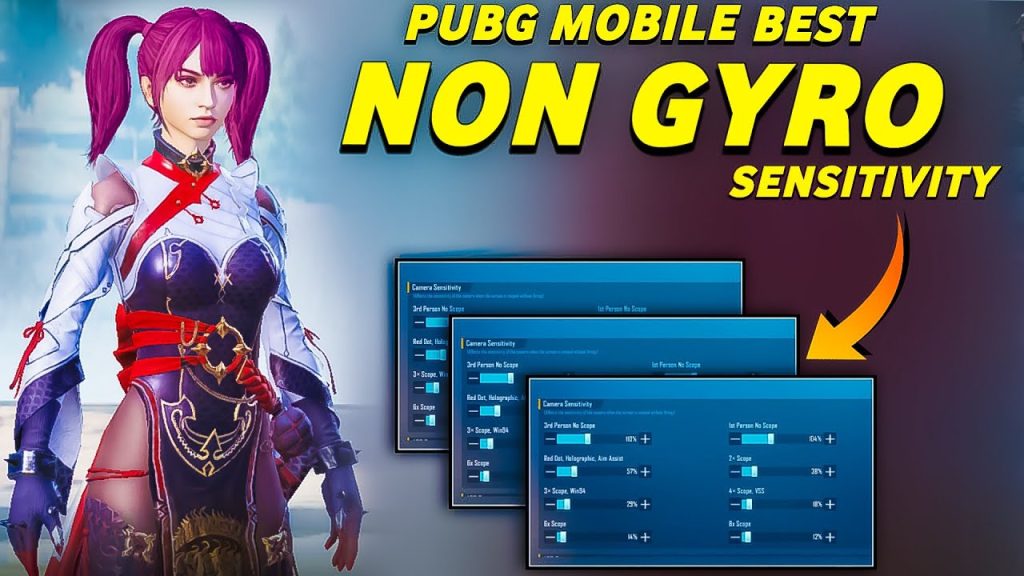 pubg mobile control codes with no gyro PUBG Mobile low sensitivity no gyro control code screenshot