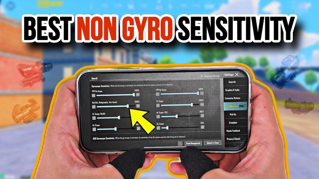 pubg mobile control codes with no gyro PUBG Mobile quick peek no gyro control code layout