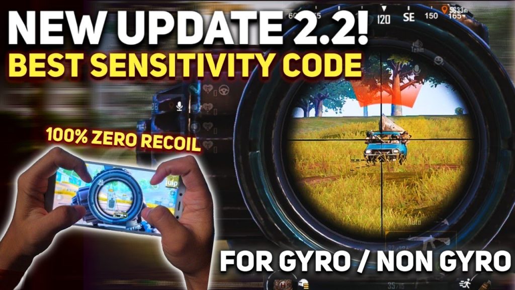 pubg mobile control codes with no gyro PUBG Mobile sniper no gyro control code layout
