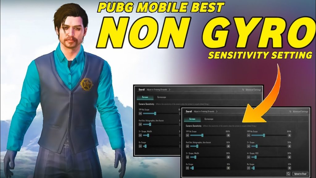 pubg mobile control codes with sensitivity PUBG Mobile gyroscope sensitivity settings