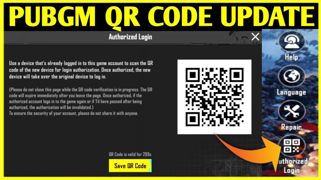 pubg mobile control codes youtube PUBG Mobile control codes QR code scan YouTube thumbnail
