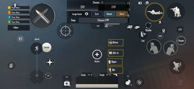 pubg mobile custom layout codes PUBG Mobile 5 finger claw layout controls screenshot