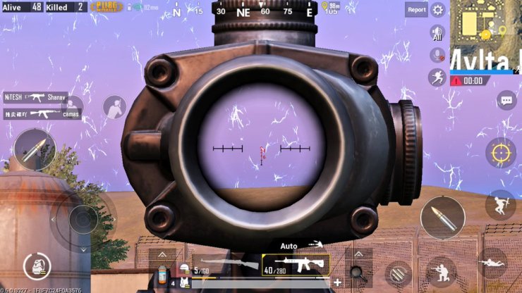 pubg mobile gyro control code PUBG Mobile 4x scope DMR gyro control gameplay