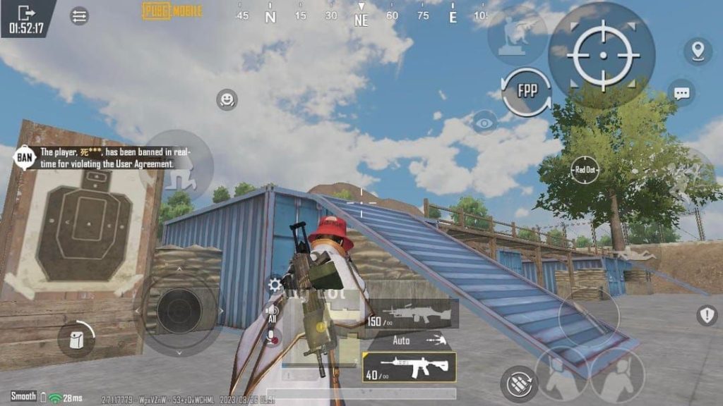 pubg mobile hud codes PUBG Mobile HUD layout on smartphone screen