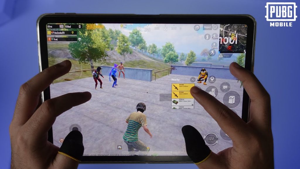 pubg mobile ipad control code iPad PUBG Mobile 6 finger claw layout