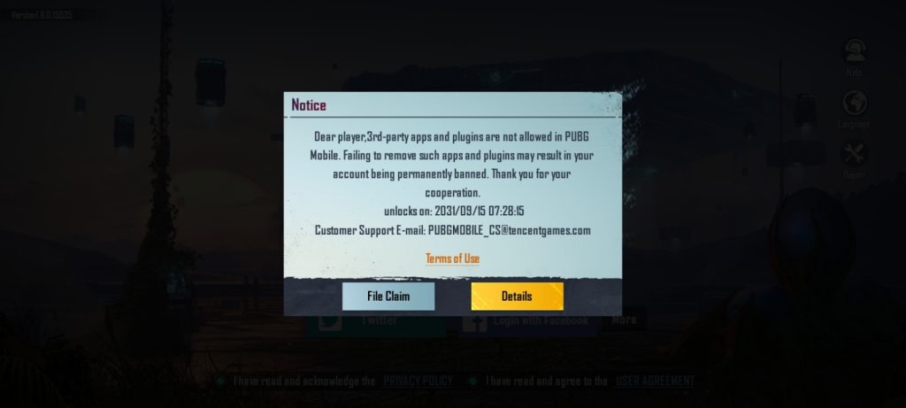 regional player pubg control codes Oceania PUBG Mobile support role control code screenshot