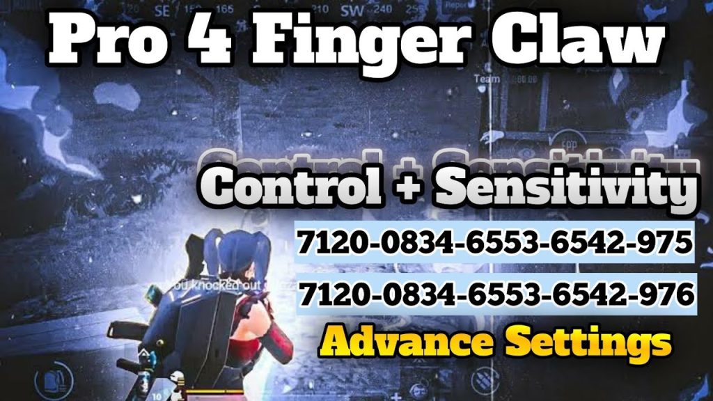 tournament pubg control codes PUBG Mobile gyroscope claw hybrid layout competitive